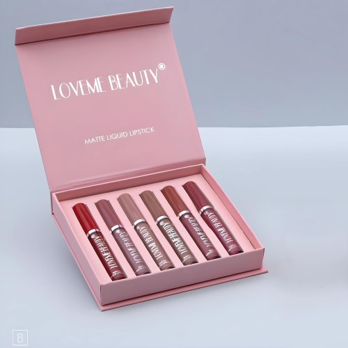 مجموعة احمر شفاة سائل ثابت اللون 6 حبات من لافمي ب...