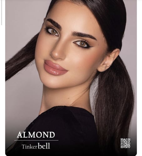 عدسات لون اللوز Tinker bell ALMOND تينكربل الكورية...