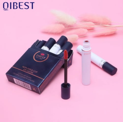 احمر شفاة سائل دخان اربع قطع