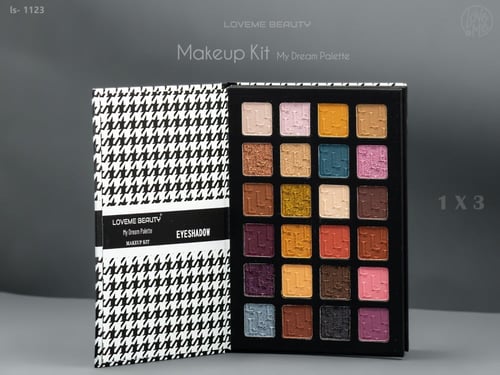 باليت 3 في 1 ظل عيون أحمر خدود إضاءة من لافمي بيوت...