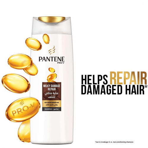 شامبو بانتين برو في عناية ملكي للتلف يعتني بالشعر...