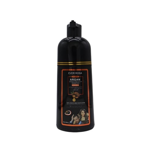 شامبو سريع لتلوين الشعر أسود طبيعي يدوم حتى 6 أشهر...