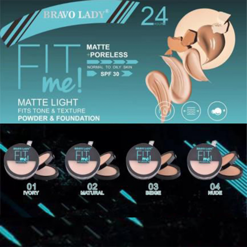 بودرة مضغوطة FIT ME POWDER من برافو ليدي