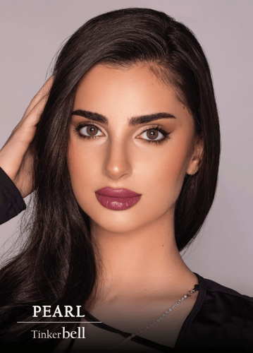 عدسات لون لؤلؤي Tinker bell PEARL تينكربل الكورية...