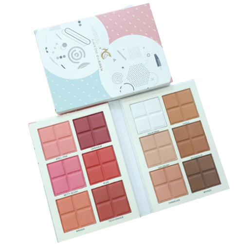 باليت بلشر مع كونتور 12 لون من فرح 22