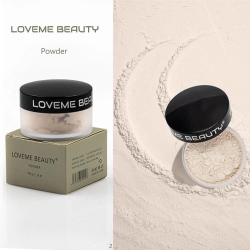 بودرة سائبة شفافة لتوحيد البشرة والتثبيت من لافمي...