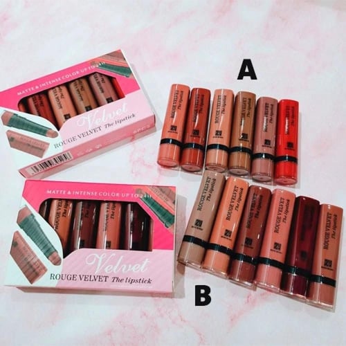 روج فيلفيت - مجموعة أرواج جافة بألوان ثابتة 6 قطع...