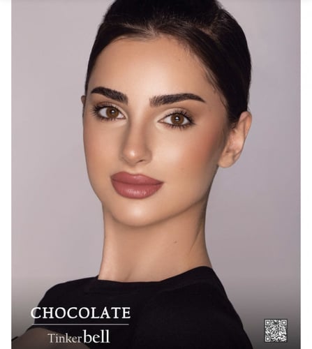 عدسات لون شوكوكلاتة Tinker bell chocolate تينكربل...
