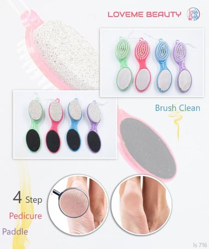 مجموعة ادوات بادي كير 4 في 1 مع حجر خفاف للقدمين،...