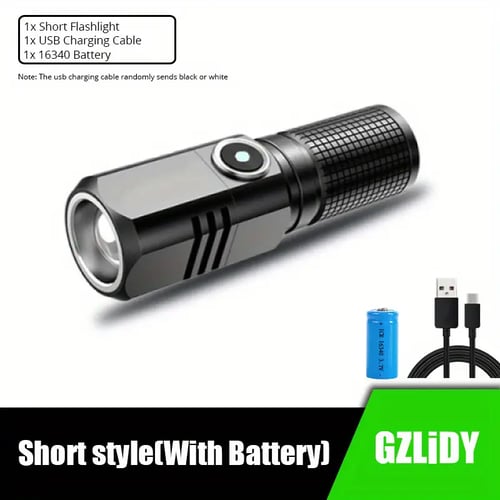 كشاف 800 لومنز قابل لاعاده الشحن 3 وضعيات