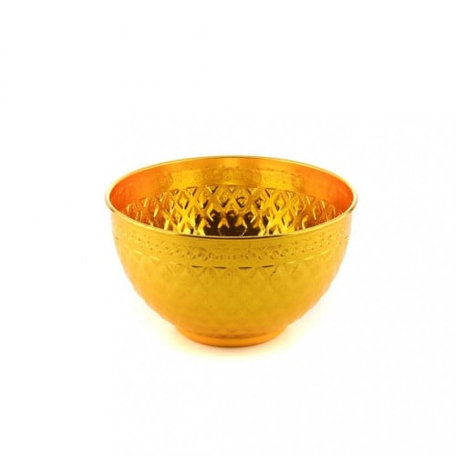 طاسة ( زبادي) منقوش ذهبي - أكثر من مقاس