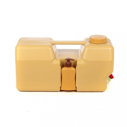 جركل البركة 20 لتر مع علبة الصابون ( بيج )