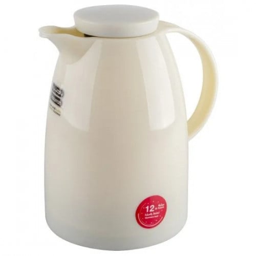 ترمس شاي باصرة لون أبيض لامع - أكثر من مقاس