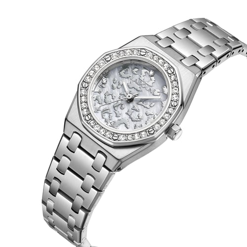 ساعة نسائية ستيل - لون فضي - لادون