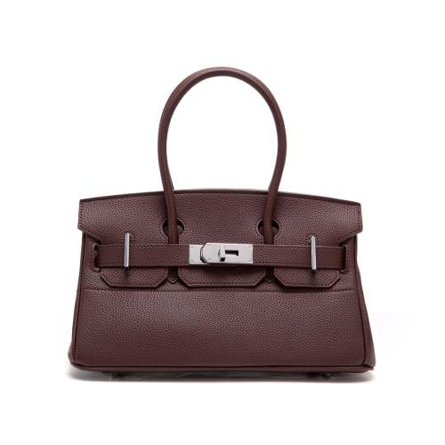 شنطة نسائية لون عنابي من لادون