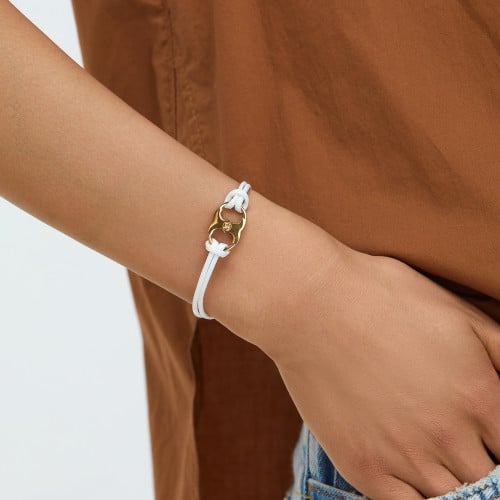 أسوارة نسائية - لون أبيض - لادون