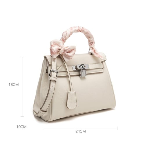 شنطة نسائية لون بيج من لادون