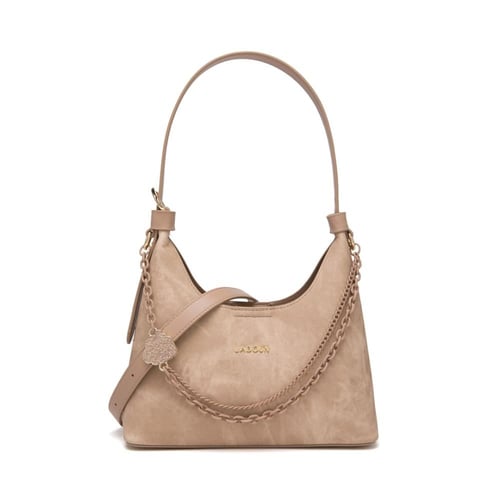 شنطة نسائية لون بيج من لادون