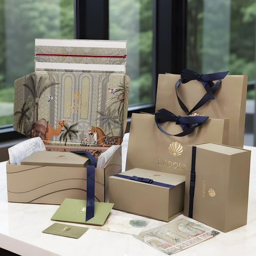 ساعة نسائية فاخرة فضية بتصميم أنيق من لادون