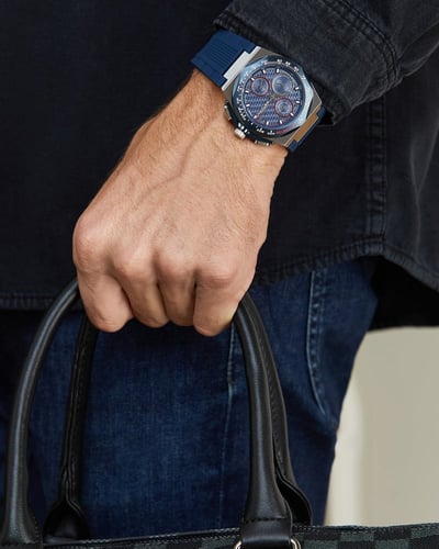 ساعة رجالية ربل لون أزرق ROBERTO BENANNI