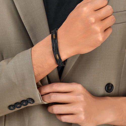 أسوارة رجالية - لون أسود - لادون