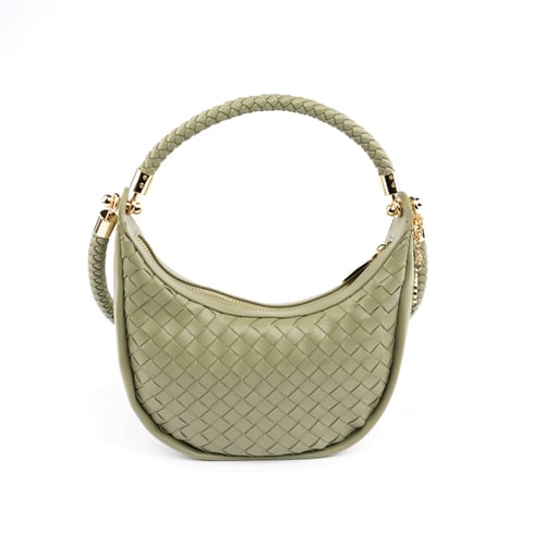 شنطة نسائية من لادون بلون أخضر