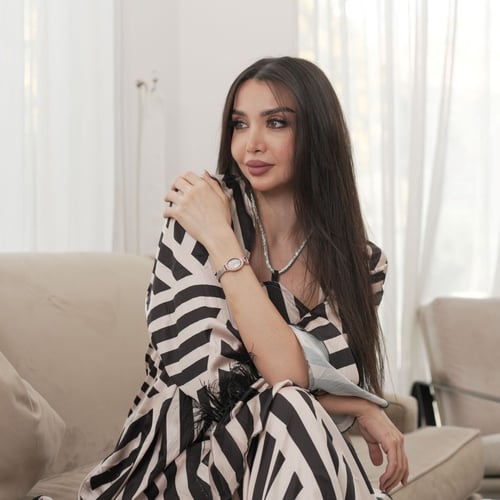 ساعة نسائية ستيل - لون فضي و روز - لادون