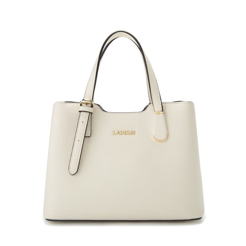 شنطة نسائية - لون أبيض - لادون
