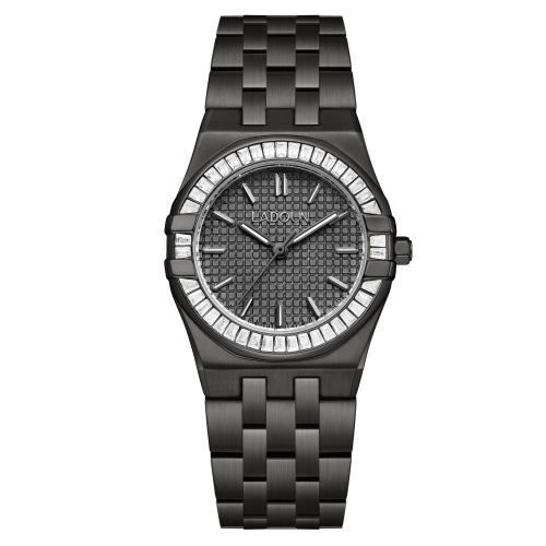 ساعة نسائية ستيل لون أسود من لادون