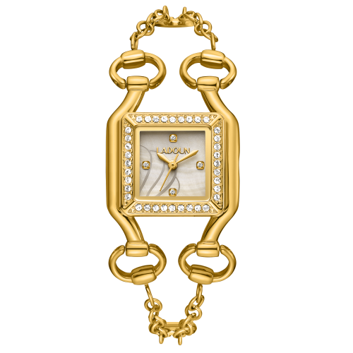 ساعة نسائية ستيل - لون ذهبي - لادون