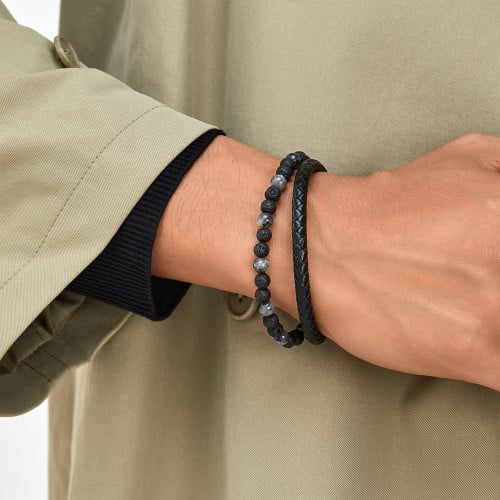 أسوارة رجالية - لون أسود - لادون