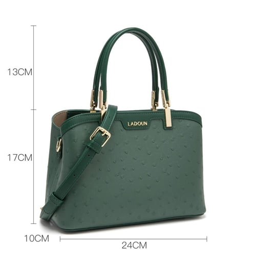 شنطة نسائية لون أخضر من لادون