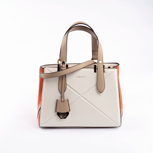 شنطة يد نسائية بيج مع بني فاخرة متوسطة إصدار محدود...