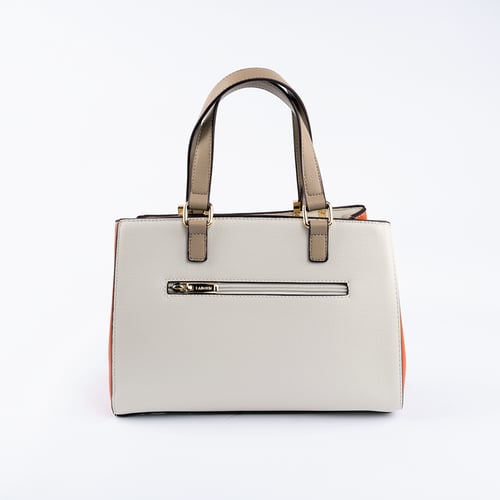 شنطة يد نسائية بيج مع بني فاخرة متوسطة إصدار محدود...