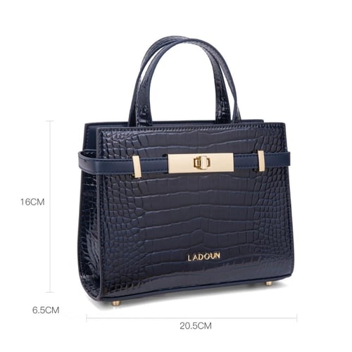 شنطة نسائية لون كحلي من لادون