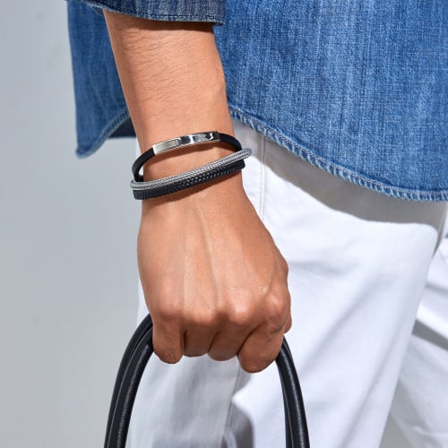 أسوارة رجالية - لون أسود - لادون