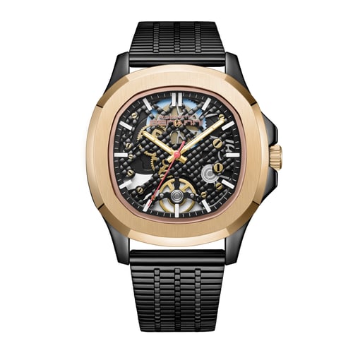 ساعة رجالية استيل لون أسود ROBERTO BENANNI