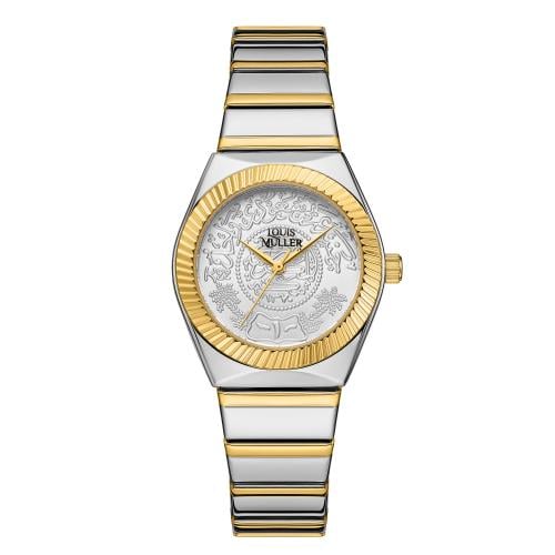 ساعة نسائية فاخرة بتصميم عربي مزخرف من لويس مولر