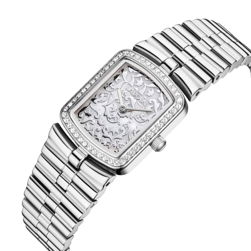 ساعة نسائية ستيل - لون فضي - لادون