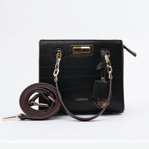 شنطة نسائية من لادون بلون أسود