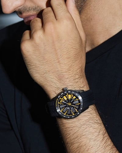 ساعة رجالية ربل لون أسود ROBERTO BENANNI