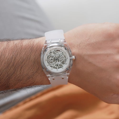ساعة رجالية شفافة من لادون