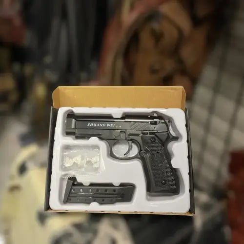 لعبة مسدس N92 الحديدي الفاخر