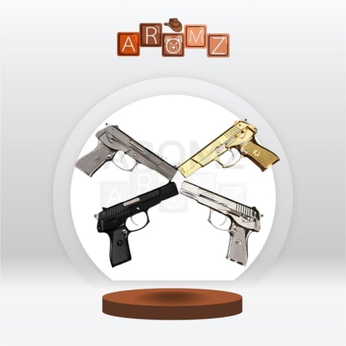 لعبة مسدس Q92 زينة أسود حديد كامل