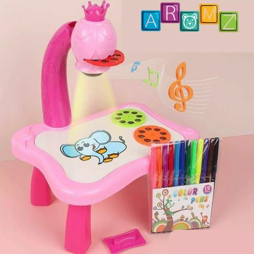 طاولة رسم مع بروجكتر