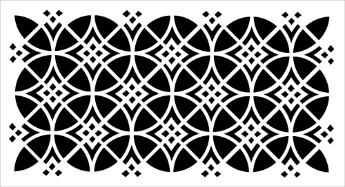 استينسل ( زخرفة هندسية ) 21