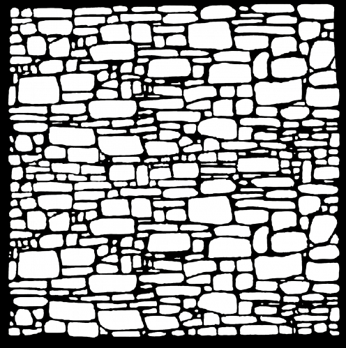 استينسل ( طوب ) عشوائي