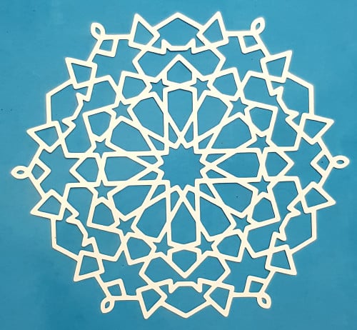 استينسل زخرفه هندسيه (1)