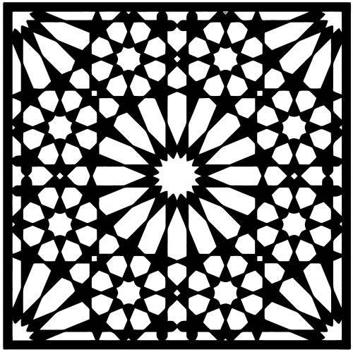 استينسل زخرفة مغربية (2)