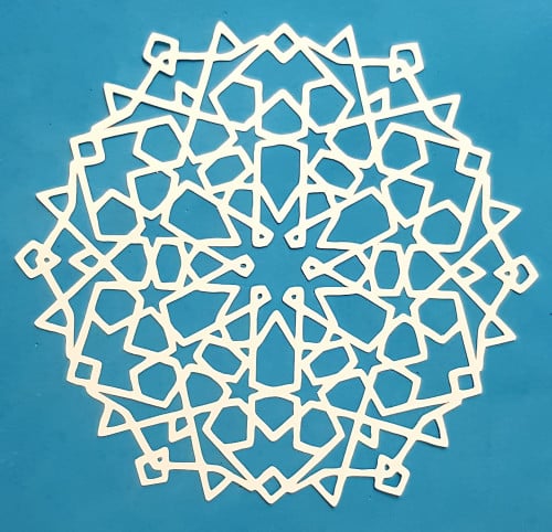 استينسل زخرفة هندسيه (2)